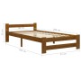 Estructura de cama madera maciza pino marrón miel 90x200 cm de vidaXL, Camas y somieres - Ref: Foro24-322005, Precio: 98,83 €...