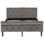 Estructura de cama de terciopelo gris 120x200 cm de vidaXL, Camas y somieres - Ref: Foro24-288559, Precio: 341,69 €, Descuent...