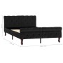 Estructura de cama de terciopelo negro 120x200 cm de vidaXL, Camas y somieres - Ref: Foro24-288552, Precio: 307,93 €, Descuen...