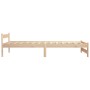 Estructura de cama de madera maciza de pino 100x200 cm de vidaXL, Camas y somieres - Ref: Foro24-321992, Precio: 82,91 €, Des...