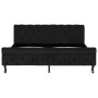 Estructura de cama de terciopelo negro 160x200 cm de vidaXL, Camas y somieres - Ref: Foro24-288554, Precio: 369,41 €, Descuen...