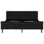 Estructura de cama de terciopelo negro 160x200 cm de vidaXL, Camas y somieres - Ref: Foro24-288554, Precio: 363,16 €, Descuen...