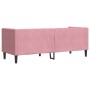 Sofá Chesterfield 3 plazas con cojines terciopelo rosa en Sofás | Comprar online en Foru.es