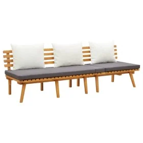 Garden sofa solid acacia wood 200x65 cm by vidaXL, Beds and slatted bases - Ref: Foro24-316263, Price: 308,77 €, Discount: %