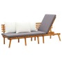 Sofá de jardín madera de acacia maciza 200x65 cm de vidaXL, Camas y somieres - Ref: Foro24-316263, Precio: 344,80 €, Descuent...