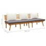 Sofá de jardín madera de acacia maciza 200x65 cm de vidaXL, Camas y somieres - Ref: Foro24-316263, Precio: 344,80 €, Descuent...