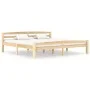 Estructura de cama de madera maciza de pino 180x200 cm de vidaXL, Camas y somieres - Ref: Foro24-322066, Precio: 170,88 €, De...