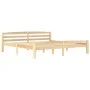 Estructura de cama de madera maciza de pino 180x200 cm de vidaXL, Camas y somieres - Ref: Foro24-322066, Precio: 170,88 €, De...