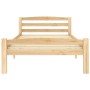 Estructura de cama de madera maciza de pino 100x200 cm de vidaXL, Camas y somieres - Ref: Foro24-322062, Precio: 110,34 €, De...