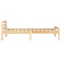Estructura de cama de madera maciza de pino 100x200 cm de vidaXL, Camas y somieres - Ref: Foro24-322062, Precio: 110,34 €, De...