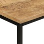 Mesa consola madera maciza mango rugosa y hierro 110x30x75 cm en Mesas auxiliares | Comprar online en Foru.es