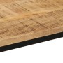 Mesa consola madera maciza mango rugosa y hierro 110x30x75 cm en Mesas auxiliares | Comprar online en Foru.es