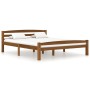 Estructura de cama madera maciza pino marrón miel 160x200 cm de vidaXL, Camas y somieres - Ref: Foro24-322079, Precio: 173,27...