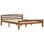 Estructura de cama madera maciza pino marrón miel 160x200 cm de vidaXL, Camas y somieres - Ref: Foro24-322079, Precio: 173,27...