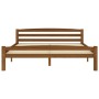 Estructura de cama madera maciza pino marrón miel 160x200 cm de vidaXL, Camas y somieres - Ref: Foro24-322079, Precio: 173,27...
