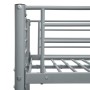 Estructura de litera de metal gris 140x200 cm/90x200 cm de vidaXL, Camas y somieres - Ref: Foro24-287904, Precio: 257,50 €, D...