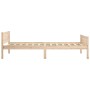 Estructura de cama de madera maciza de pino 90x200 cm de vidaXL, Camas y somieres - Ref: Foro24-322096, Precio: 97,11 €, Desc...