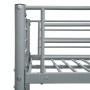 Cama litera de metal gris 90x200 cm de vidaXL, Camas y somieres - Ref: Foro24-287911, Precio: 252,76 €, Descuento: %