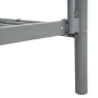 Cama litera de metal gris 90x200 cm de vidaXL, Camas y somieres - Ref: Foro24-287911, Precio: 252,76 €, Descuento: %