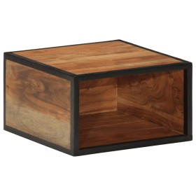 Mesita de noche de pared madera maciza acacia 35x35x20 cm en Mesas auxiliares | Comprar online en Foru.es