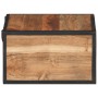 Mesita de noche de pared madera maciza acacia 35x35x20 cm en Mesas auxiliares | Comprar online en Foru.es