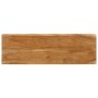 Banco con borde natural de madera de acacia maciza 105 cm en Bancos | Comprar online en Foru.es