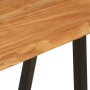 Banco con borde natural de madera de acacia maciza 105 cm en Bancos | Comprar online en Foru.es