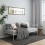 Estructura de sofá cama de metal blanco 90x200 cm de vidaXL, Camas y somieres - Ref: Foro24-324756, Precio: 141,16 €, Descuen...