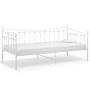 White metal sofa bed frame 90x200 cm by vidaXL, Beds and slatted bases - Ref: Foro24-324756, Price: 141,16 €, Discount: %