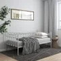 White metal sofa bed frame 90x200 cm by vidaXL, Beds and slatted bases - Ref: Foro24-324756, Price: 141,16 €, Discount: %