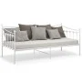 White metal sofa bed frame 90x200 cm by vidaXL, Beds and slatted bases - Ref: Foro24-324756, Price: 141,16 €, Discount: %