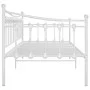 White metal sofa bed frame 90x200 cm by vidaXL, Beds and slatted bases - Ref: Foro24-324756, Price: 141,16 €, Discount: %