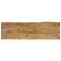 Banco con borde natural de madera de mango maciza 105 cm en Bancos | Comprar online en Foru.es