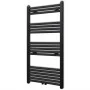 Radiador toallero de baño recto negro 600 x 1160 mm de vidaXL, Radiadores - Ref: Foro24-141908, Precio: 112,24 €, Descuento: %