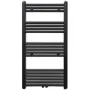 Radiador toallero de baño recto negro 600 x 1160 mm de vidaXL, Radiadores - Ref: Foro24-141908, Precio: 112,24 €, Descuento: %