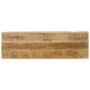 Banco con borde natural de madera de mango maciza 105 cm en Bancos | Comprar online en Foru.es