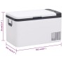 Nevera con asa PP y PE negro y blanco 18 L de vidaXL, Neveras - Ref: Foro24-51779, Precio: 324,15 €, Descuento: %