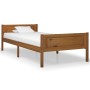 Estructura de cama madera maciza pino marrón miel 100x200 cm de vidaXL, Camas y somieres - Ref: Foro24-322111, Precio: 131,59...