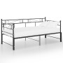 Estructura de sofá cama extraíble metal negro 90x200 cm de vidaXL, Camas y somieres - Ref: Foro24-324770, Precio: 160,97 €, D...