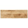 Mesa consola con borde natural madera maciza mango 105x33x76 cm en Mesas consola | Comprar online en Foru.es