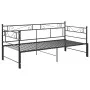 Estructura de sofá cama extraíble metal negro 90x200 cm de vidaXL, Camas y somieres - Ref: Foro24-324770, Precio: 153,60 €, D...