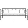 Estructura de sofá cama extraíble metal negro 90x200 cm de vidaXL, Camas y somieres - Ref: Foro24-324770, Precio: 160,97 €, D...