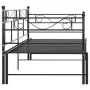 Estructura de sofá cama extraíble metal negro 90x200 cm de vidaXL, Camas y somieres - Ref: Foro24-324770, Precio: 153,60 €, D...
