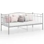 Estructura de sofá cama metal gris 90x200 cm de vidaXL, Camas y somieres - Ref: Foro24-324781, Precio: 138,12 €, Descuento: %