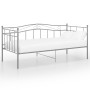 Estructura de sofá cama metal gris 90x200 cm de vidaXL, Camas y somieres - Ref: Foro24-324781, Precio: 140,40 €, Descuento: %
