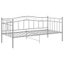 Estructura de sofá cama metal gris 90x200 cm de vidaXL, Camas y somieres - Ref: Foro24-324781, Precio: 140,40 €, Descuento: %