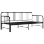 Estructura de sofá cama extraíble metal negro 90x200 cm de vidaXL, Camas y somieres - Ref: Foro24-324752, Precio: 135,86 €, D...