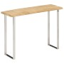 Mesa consola con borde natural madera mango maciza 105x33x76 cm en Mesas consola | Comprar online en Foru.es