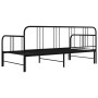 Estructura de sofá cama extraíble metal negro 90x200 cm de vidaXL, Camas y somieres - Ref: Foro24-324752, Precio: 135,86 €, D...