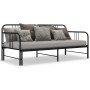 Estructura de sofá cama extraíble metal negro 90x200 cm de vidaXL, Camas y somieres - Ref: Foro24-324752, Precio: 135,86 €, D...